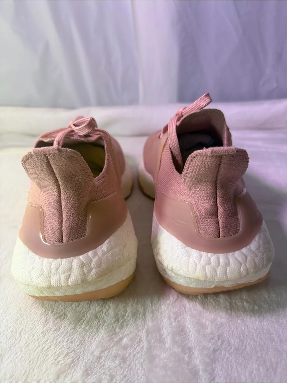 adidas Women’s Pink Knit Running Sneaker